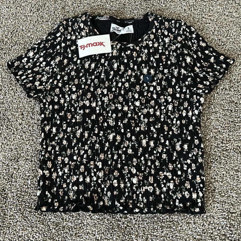 Hollister Floral Crop Top